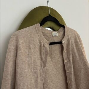 Wilfred Beige Knit Cardigan